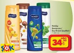 HOBBY ŞAMPUAN/SAÇ KREMİ ÇEŞİTLERİ 500 ML